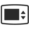 Smart thermostat icon