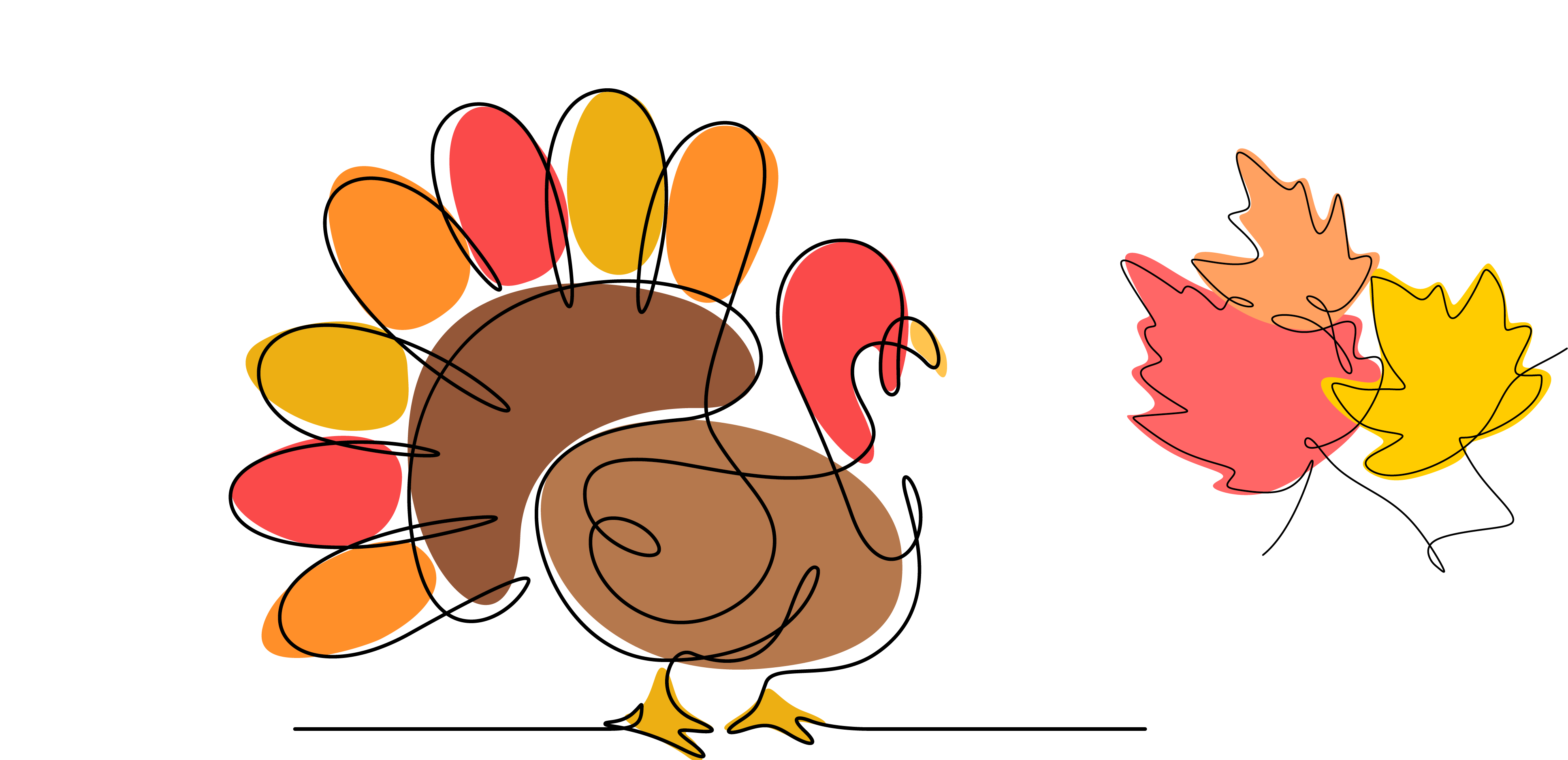 Happy Thanksgiving Turkey Graphic